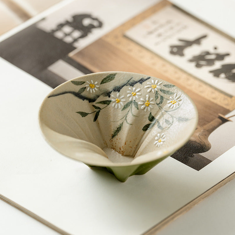 Artisan Ceramic Peekaboo Cat Cup