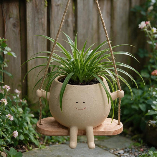 Swing Buddy Planter – Cute Hanging Plant Pot