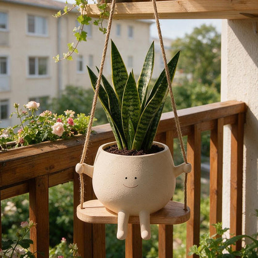 Swing Buddy Planter – Cute Hanging Plant Pot