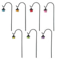 7Pcs Luminous Mini Lantern Garden Stakes, Fairy Micro Landscape Decor